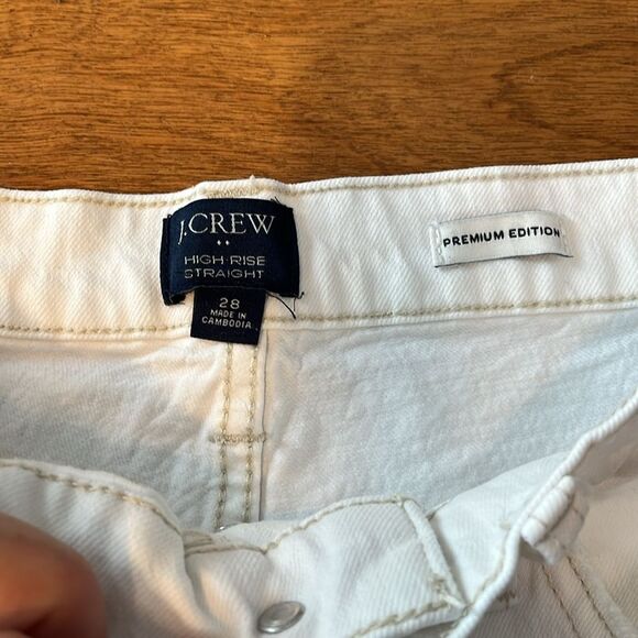 J. Crew Premium Edition High-Rise Straight Leg Jeans - Picture 2 of 10